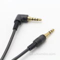 90 -Grad -rechts/links abgewinkelte 3,5 -mm -Audio -Jack -Stereokabel